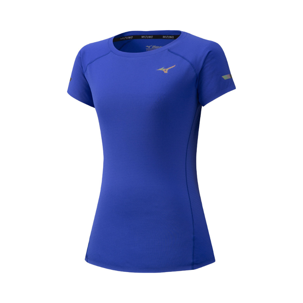 RUNNING TEE SOLAR CUT WOMEN Dazzling Blue